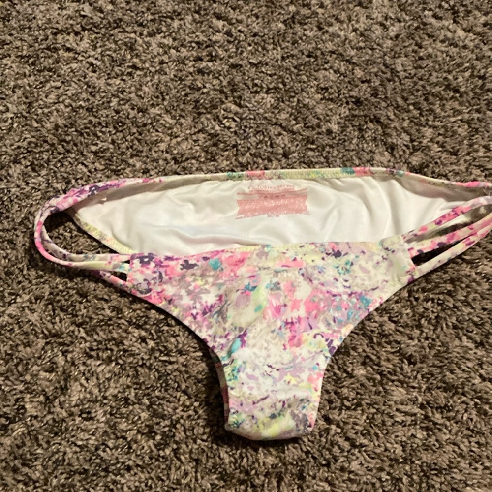 Victoria secret multicolored “the cheeky” swim bottoms